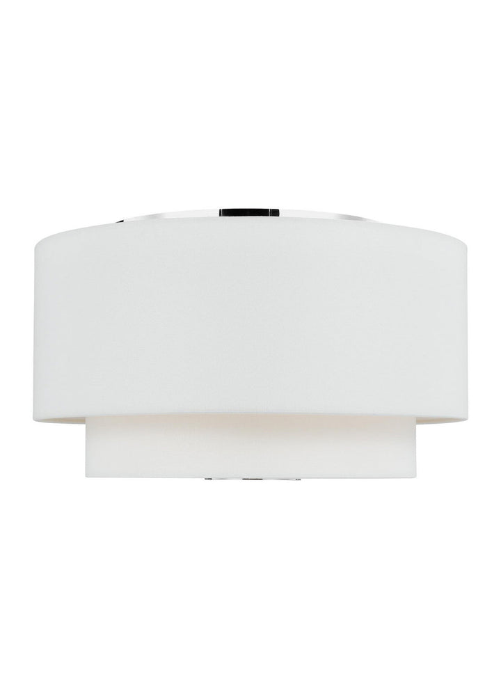 Visual Comfort Studio Three Light Flush Mount