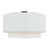 Visual Comfort Studio Three Light Flush Mount