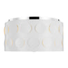 Visual Comfort Studio Three Light Flush Mount