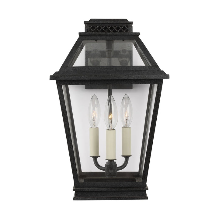 Visual Comfort Studio Three Light Outdoor Wall Lantern