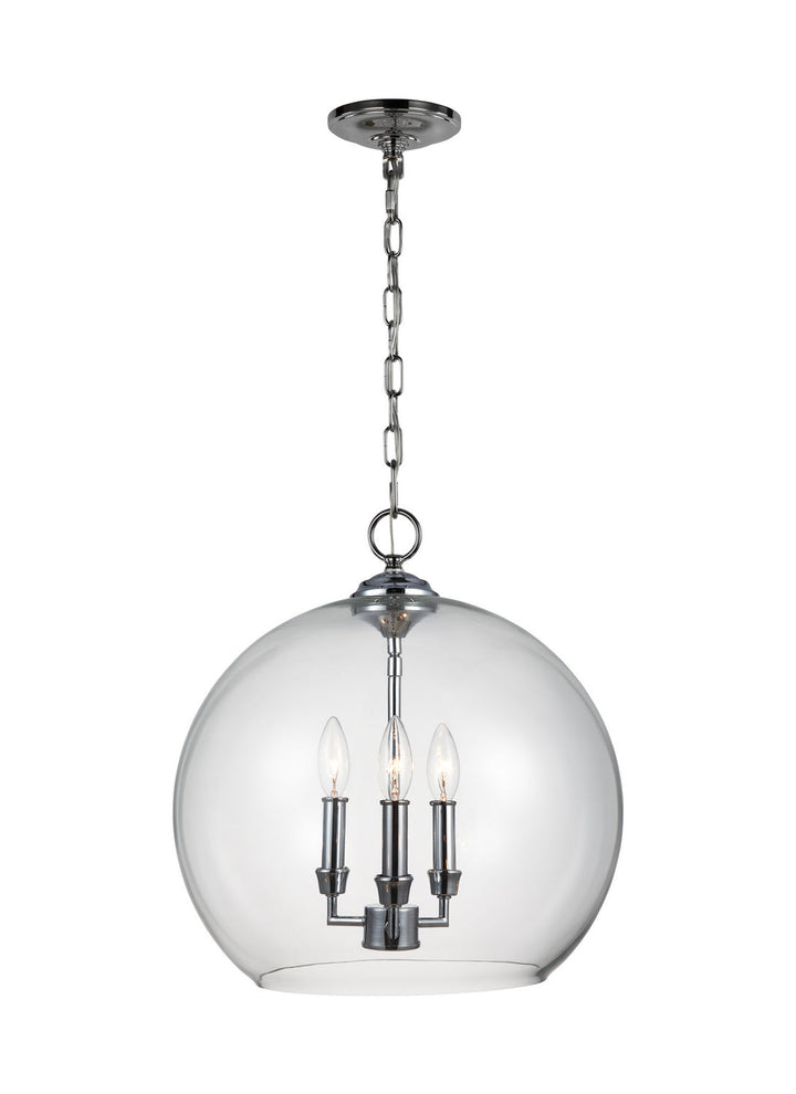 Visual Comfort Studio Three Light Pendant