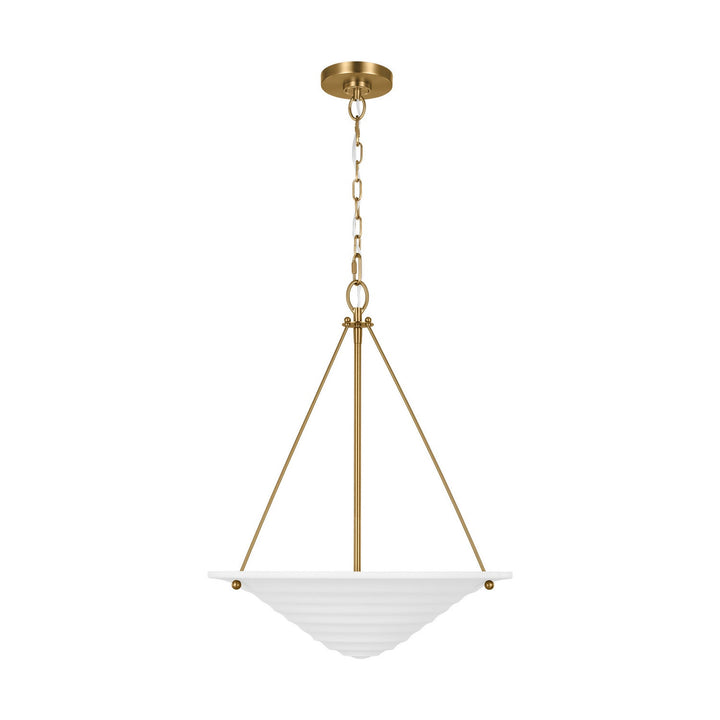 Visual Comfort Studio Three Light Pendant