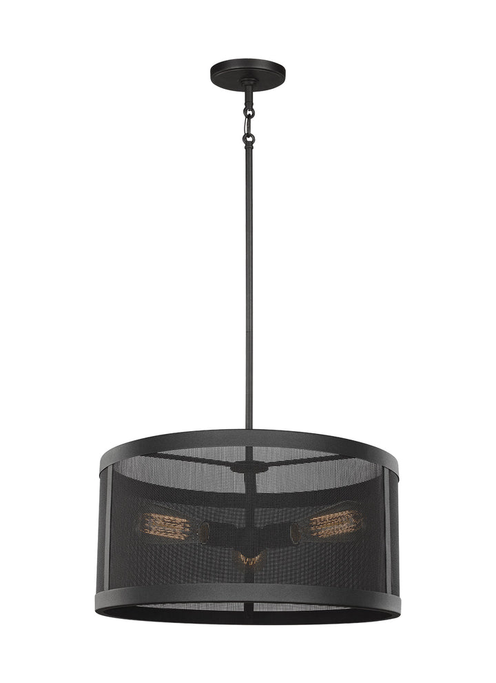 Visual Comfort Studio Three Light Pendant