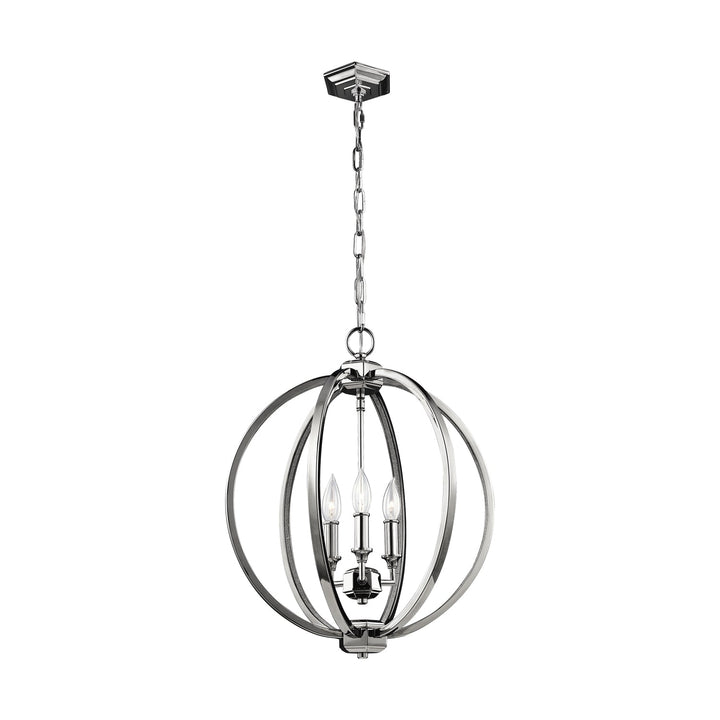 Visual Comfort Studio Three Light Pendant