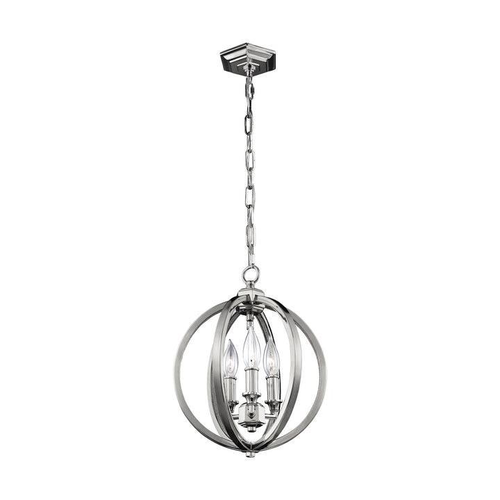 Visual Comfort Studio Three Light Pendant