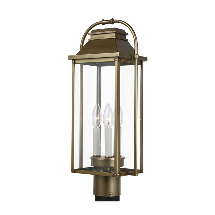 Visual Comfort Studio Three Light Post Lantern