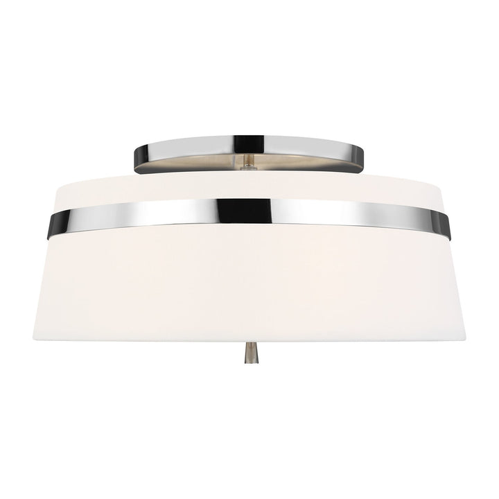 Visual Comfort Studio Three Light Semi-Flush Mount