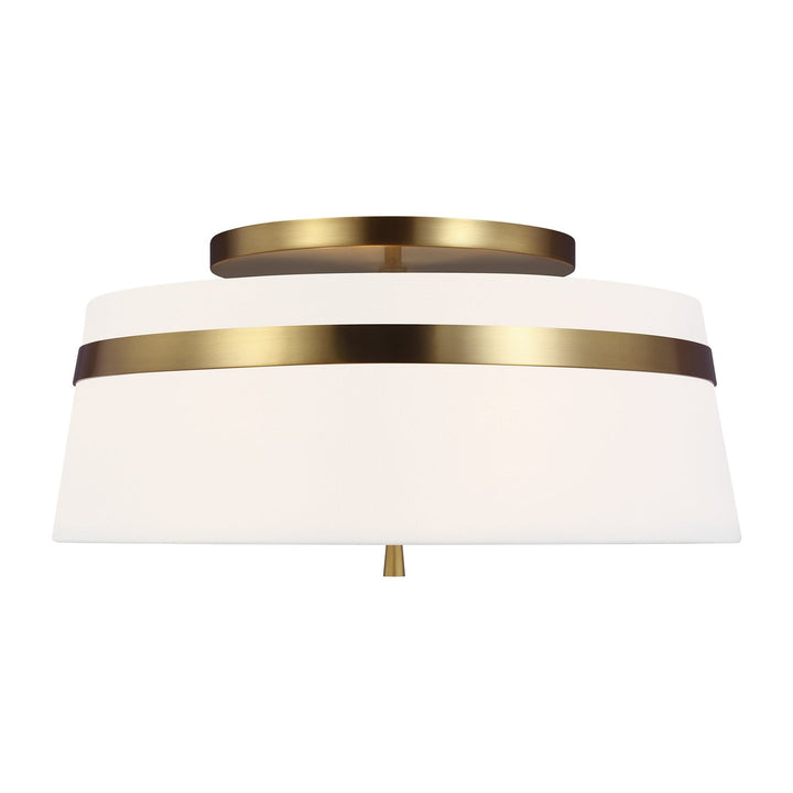 Visual Comfort Studio Three Light Semi-Flush Mount