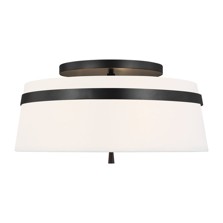 Visual Comfort Studio Three Light Semi-Flush Mount