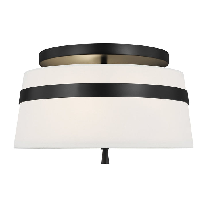 Visual Comfort Studio Three Light Semi-Flush Mount