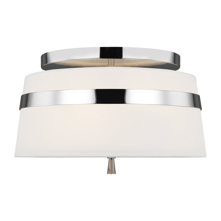 Visual Comfort Studio Three Light Semi-Flush Mount