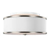 Visual Comfort Studio Three Light Semi-Flush Mount