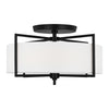 Visual Comfort Studio Three Light Semi-Flush Mount