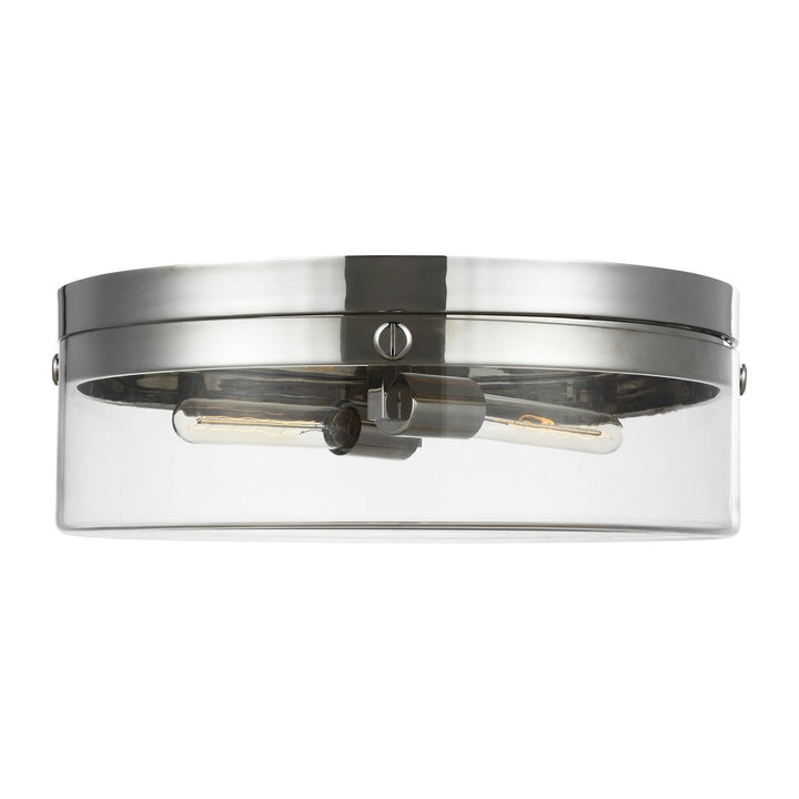 Visual Comfort Studio Two Light Flush Mount