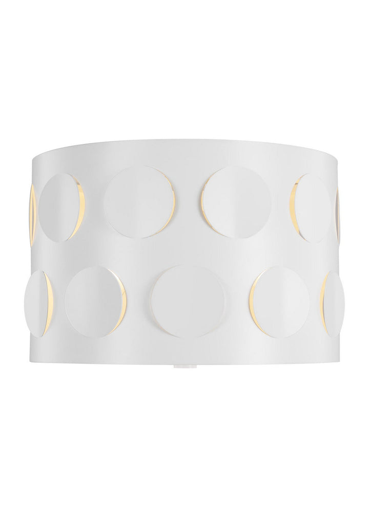 Visual Comfort Studio Two Light Flush Mount