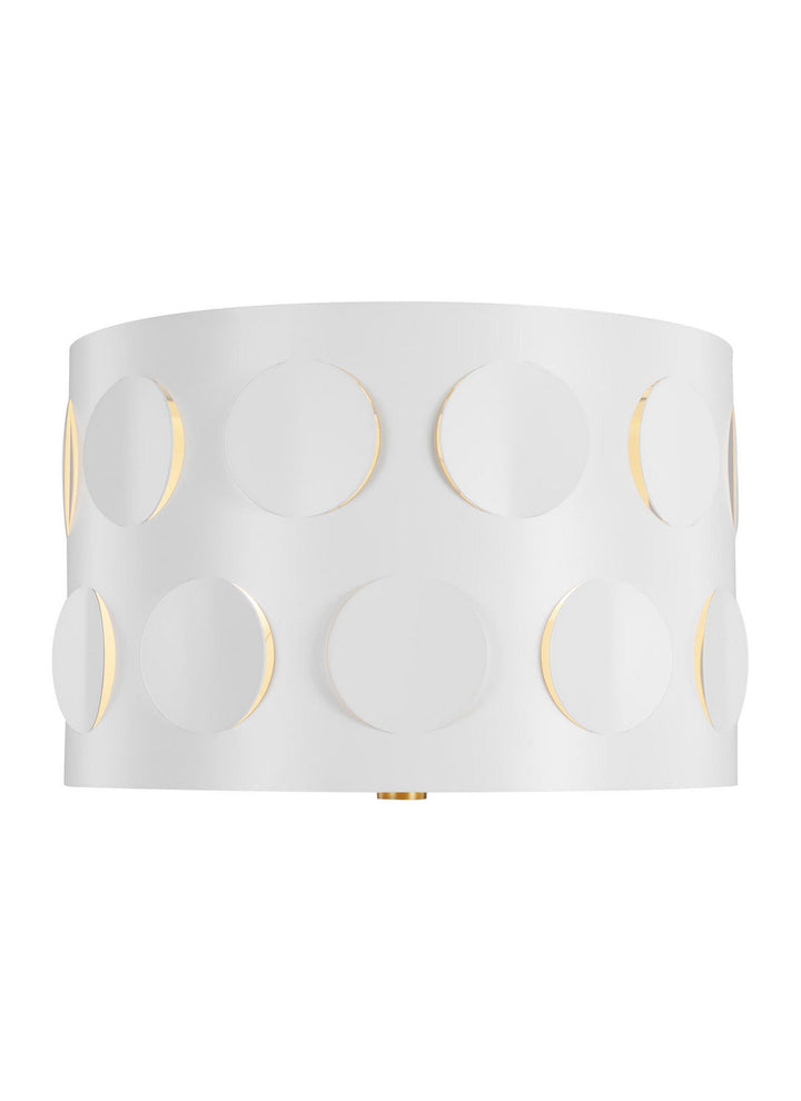 Visual Comfort Studio Two Light Flush Mount