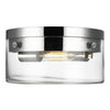 Visual Comfort Studio Two Light Flush Mount
