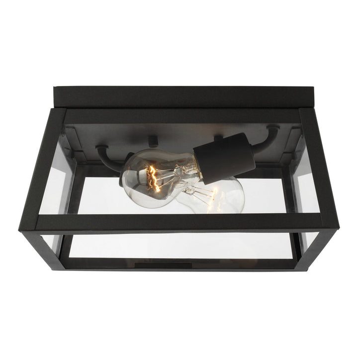 Visual Comfort Studio Two Light Outdoor Flush Mount