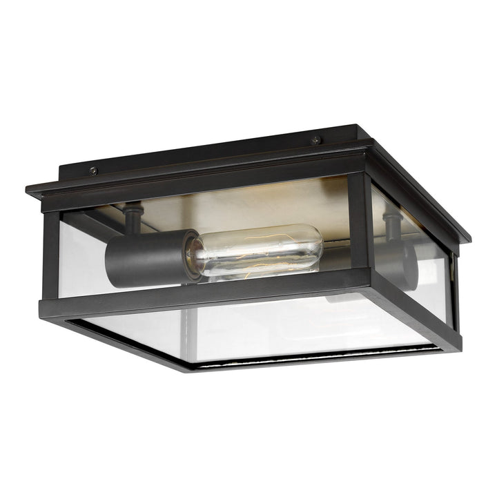 Visual Comfort Studio Two Light Outdoor Flush Mount