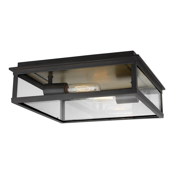 Visual Comfort Studio Two Light Outdoor Flush Mount