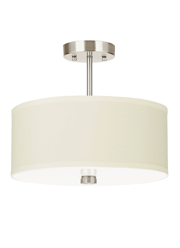 Visual Comfort Studio Two Light Semi-Flush Convertible Pendant