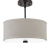 Visual Comfort Studio Two Light Semi-Flush Convertible Pendant