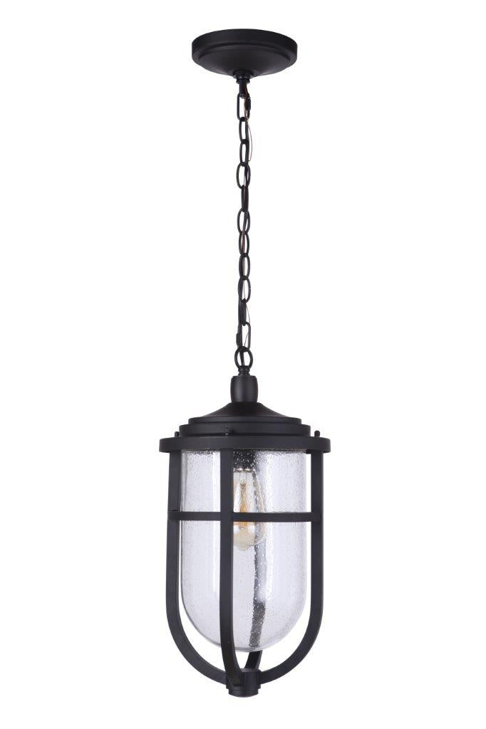 Voyage One Light Outdoor Pendant in Midnight