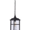 Voyage One Light Outdoor Pendant in Midnight