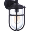 Voyage One Light Outdoor Wall Mount in Midnight