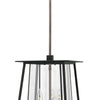 Walker LED Hanging Lantern in Black