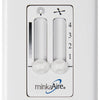 Wall Control System in White