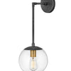 Warby LED Pendant in Aged Zinc