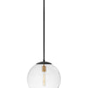 Warby LED Pendant in Aged Zinc
