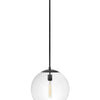 Warby LED Pendant in Black