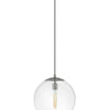 Warby LED Pendant in Polished Antique Nickel
