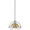 Watson LED Pendant in Polished Nickel