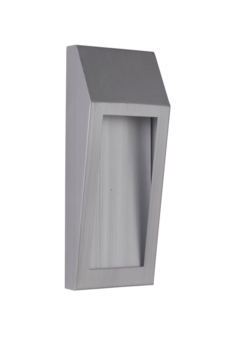 Wedge LED Pocket Sconce in Brushed Aluminum