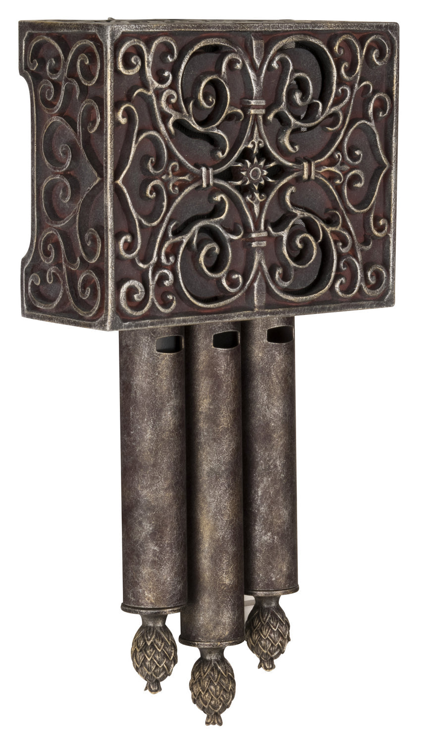 Westminster Chimes Carved Short Chime in Renaissance Crackle