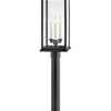 Weymouth LED Outdoor Post Mount in Black