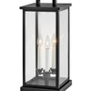 Weymouth LED Pier Mount in Black