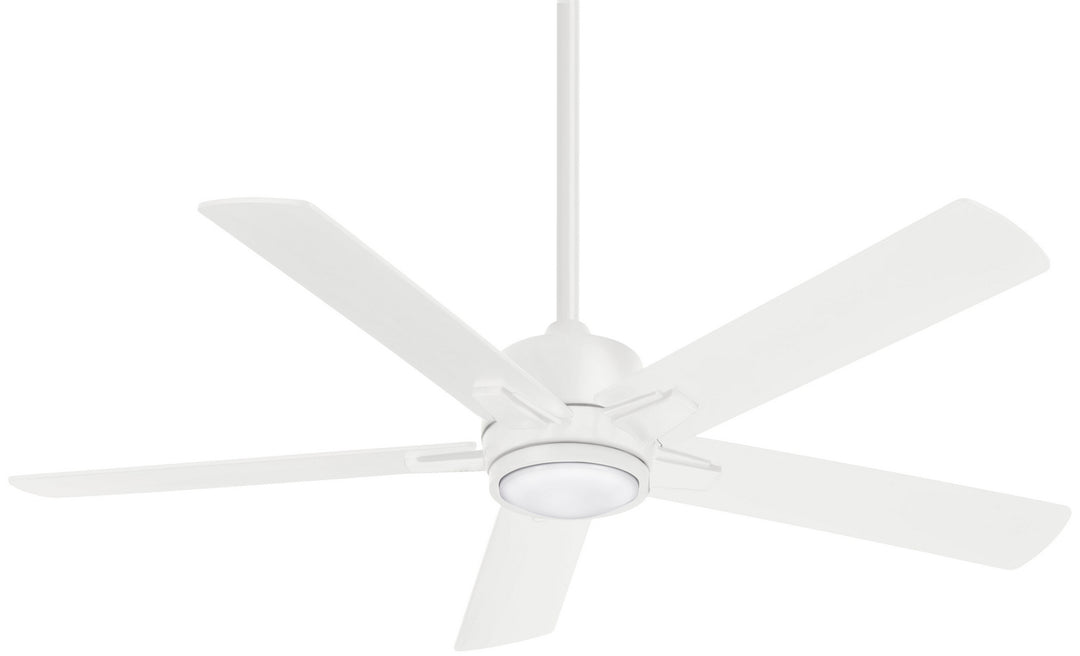 Minka Aire Stout 54" Ceiling Fan with 16W Dimmable LED Light and Handheld Remote Control