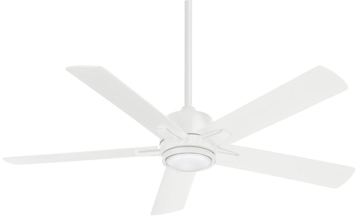 Minka Aire Stout 54" Ceiling Fan with 16W Dimmable LED Light and Handheld Remote Control