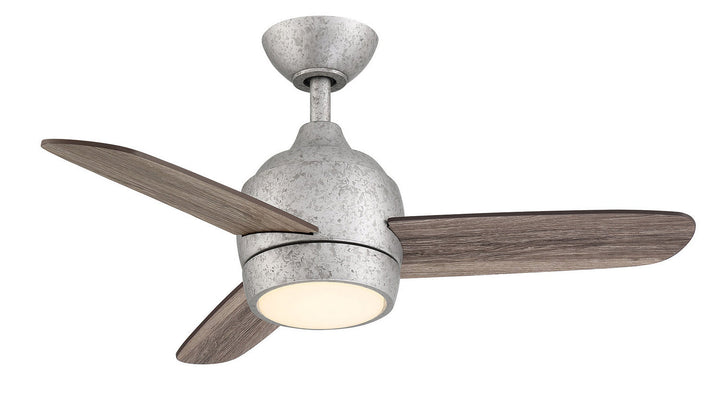 Wind River The Mini 36" Indoor/Outdoor Ceiling Fan with CCT 14W LED and Remote