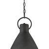 Winnie LED Pendant in Aged Zinc