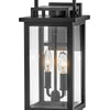 Winthorpe LED Wall Mount Lantern in Black