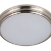 X66 flushmounts LED Flushmount in Brushed Polished Nickel