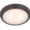 X66 flushmounts LED Flushmount in Oiled Bronze
