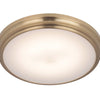 X66 flushmounts LED Flushmount in Satin Brass