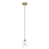 Xidane One Light Mini Pendant in Alturas Gold