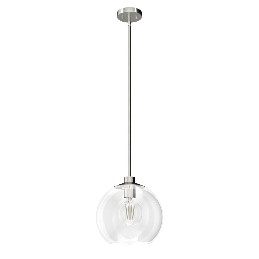 Xidane One Light Pendant in Brushed Nickel